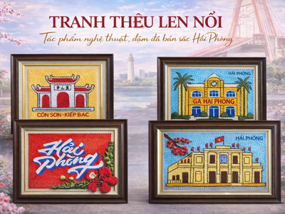 Tranh Thêu Len Nổi – Tác Phẩm Nghệ Thuật Đậm Đà Bản Sắc Hải Phòng